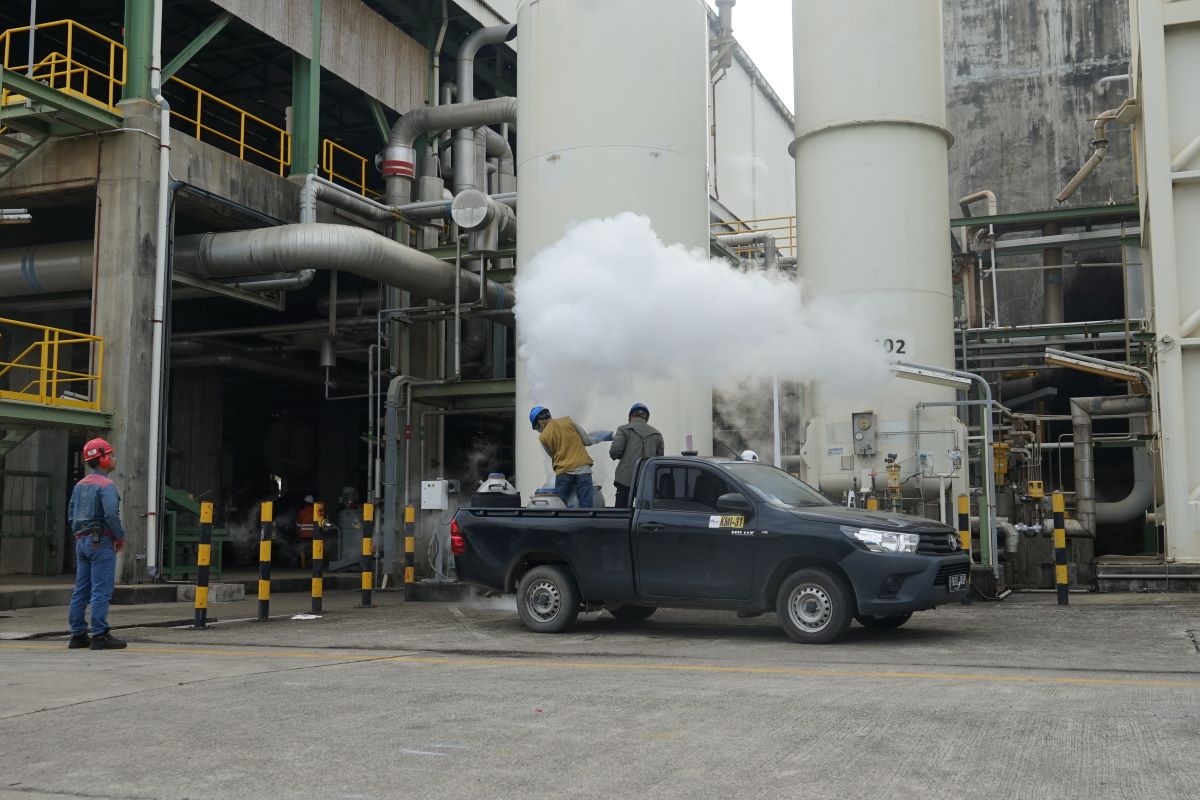 Program CSR PT Kaltim Methanol Industri dalam Mendukung Pelaksanaan Program SANGGUL IBU Melalui Pemberian Nitrogen Cair